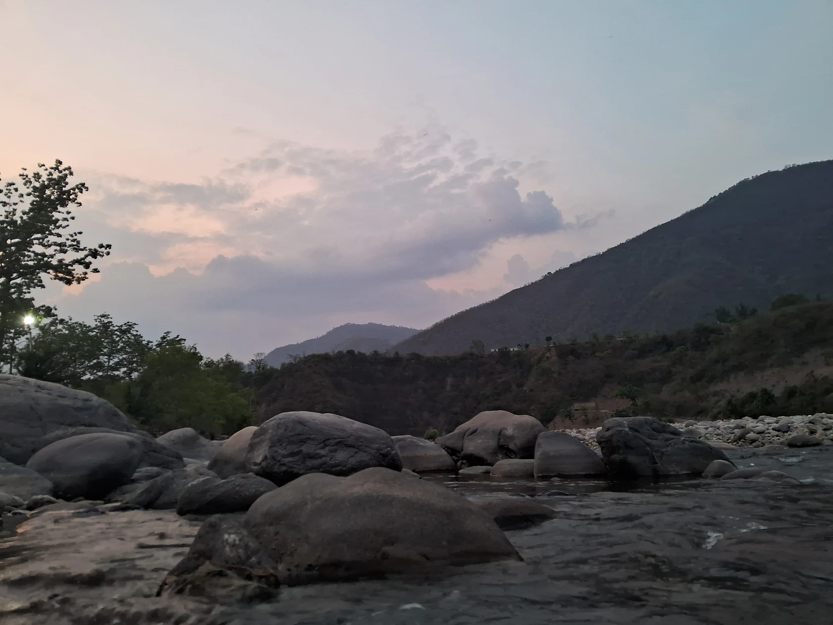 Riverside terrain at Nayar Valley