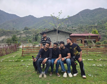 Friends group at Nayar Valley Retreat