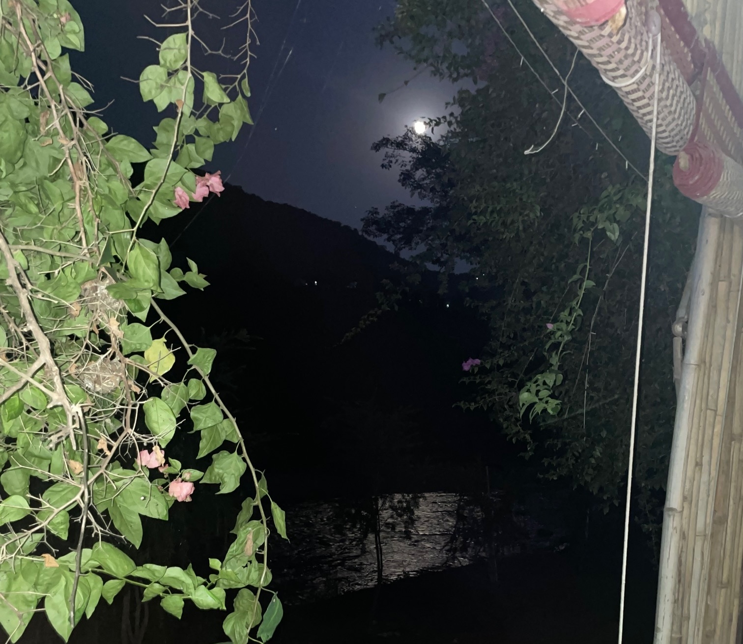 Moonlit river night at Nayar Valley